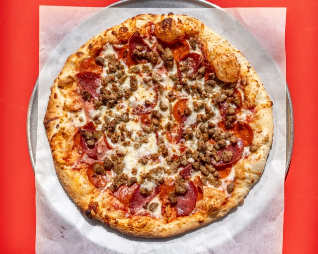 14" Meat Lovers.