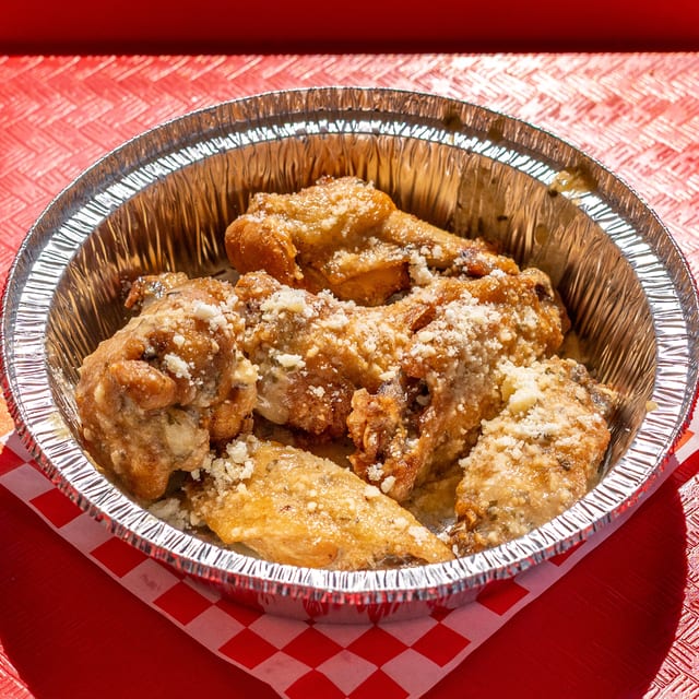 Garlic Parmesan Wings.